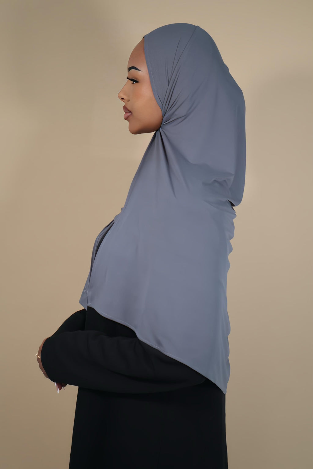 SILK CHARCOAL - Liquid Jersey