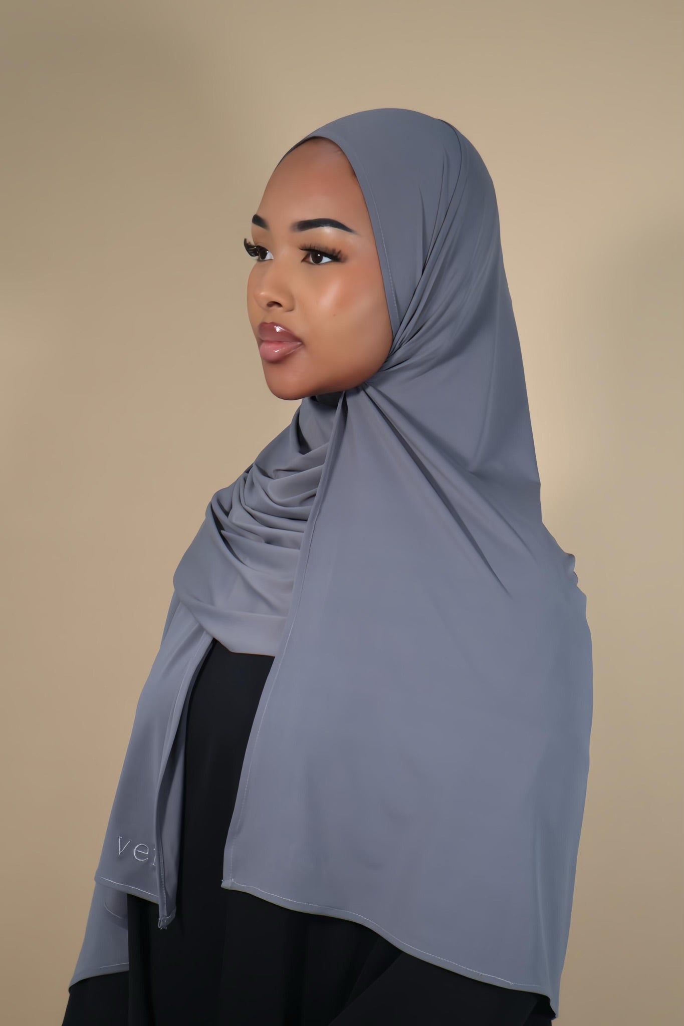 SILK CHARCOAL - Liquid Jersey