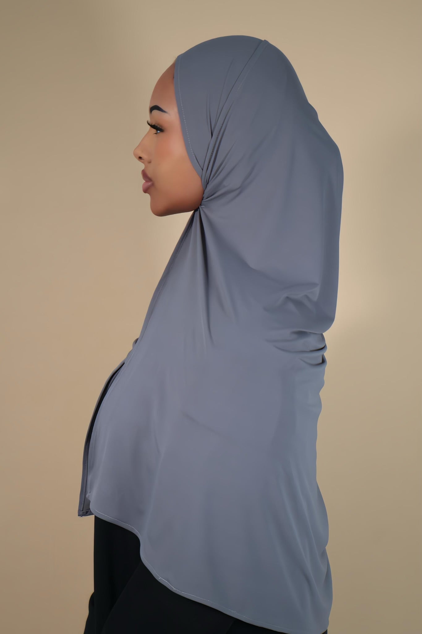 SILK CHARCOAL - Liquid Jersey