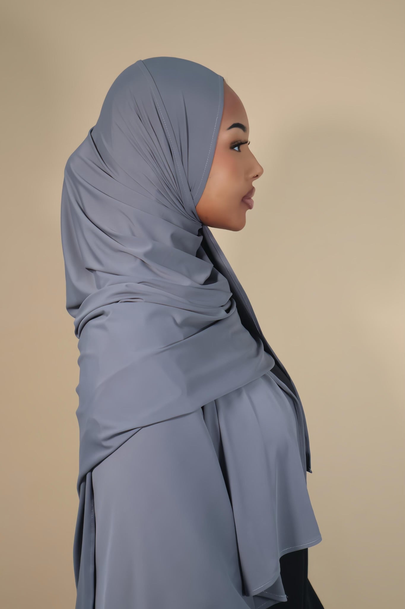 SILK CHARCOAL - Liquid Jersey